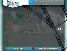 Tablet Screenshot of bigscreenentgroup.com